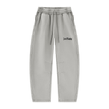 Pantaloni della tuta in pile con gamba a botte e effetto vintage unisex