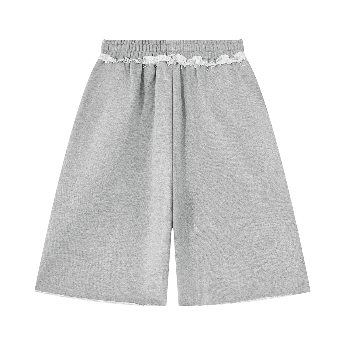 Pantaloncini unisex pesanti con bordi grezzi