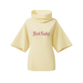 Pullover a collo alto con maniche a pipistrello