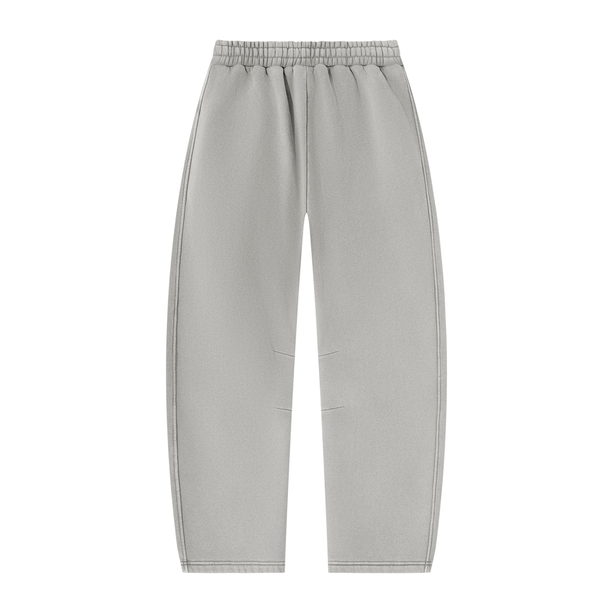 Pantaloni della tuta in pile con gamba a botte e effetto vintage unisex