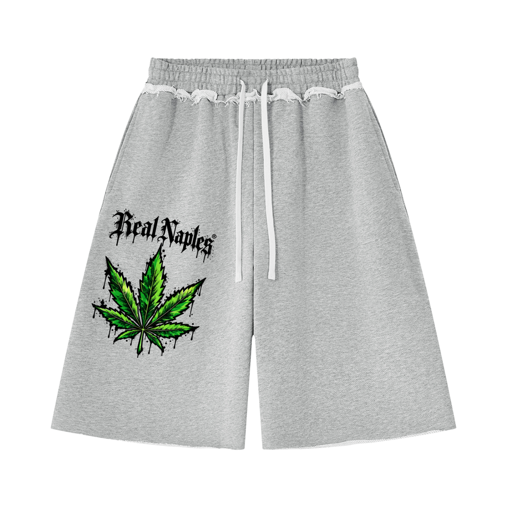Pantaloncini unisex pesanti con bordi grezzi