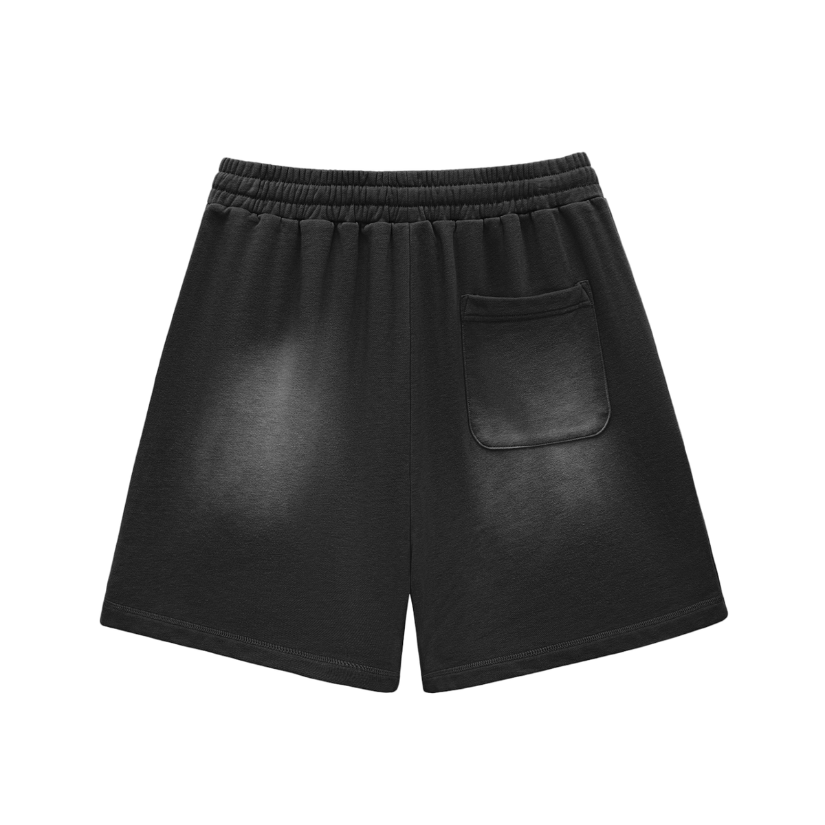 pantaloni corti streetwear nero stampa logo real naples bordeaux